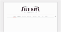 Desktop Screenshot of katemior.com